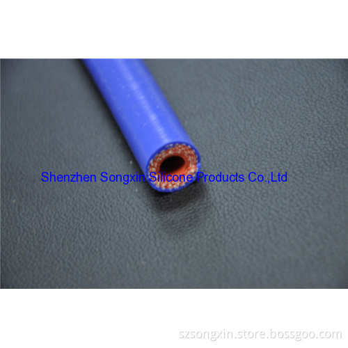 Nontoxic And Harmless Silicone Braided Tube With Different Color 